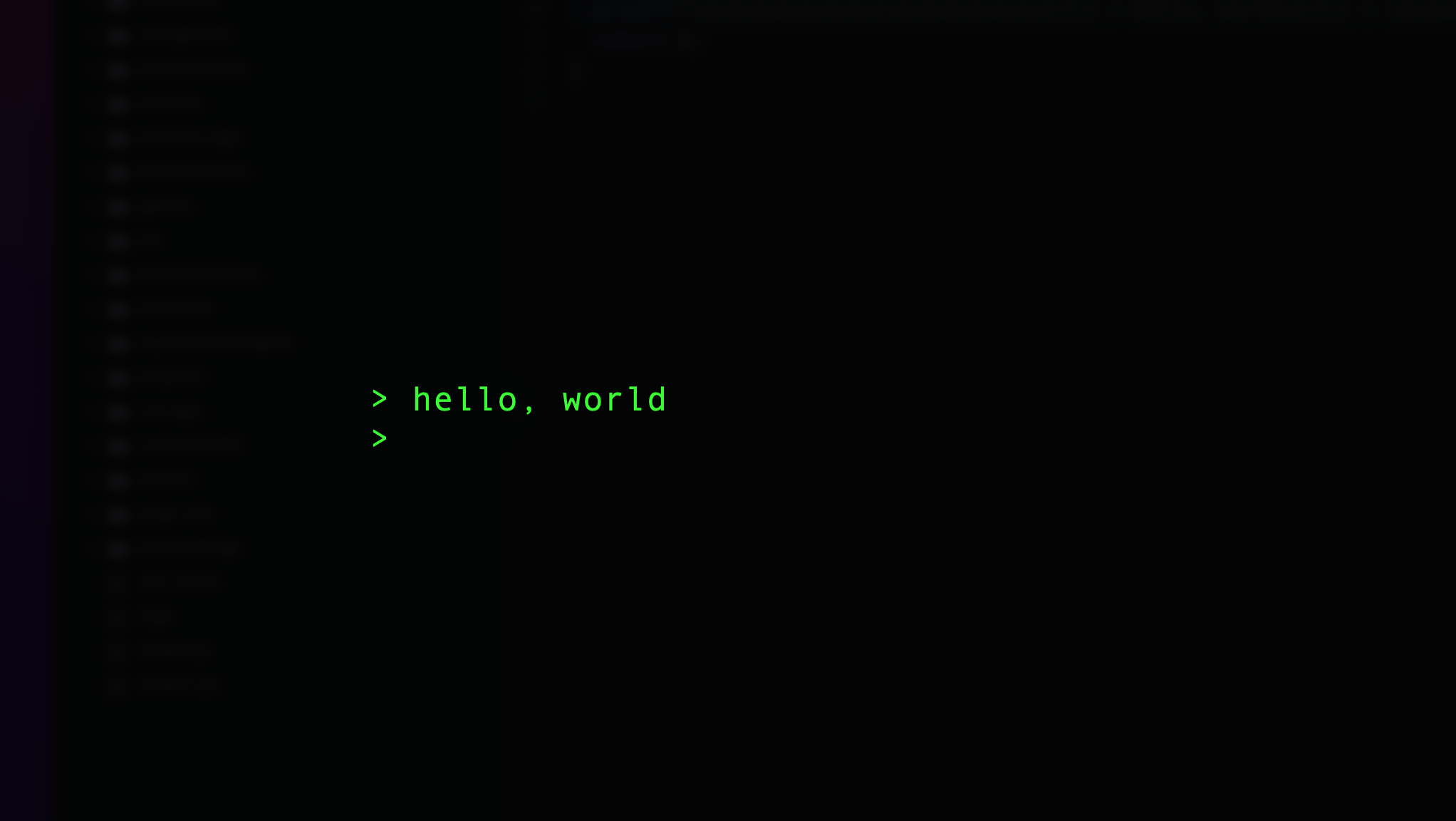 hello world